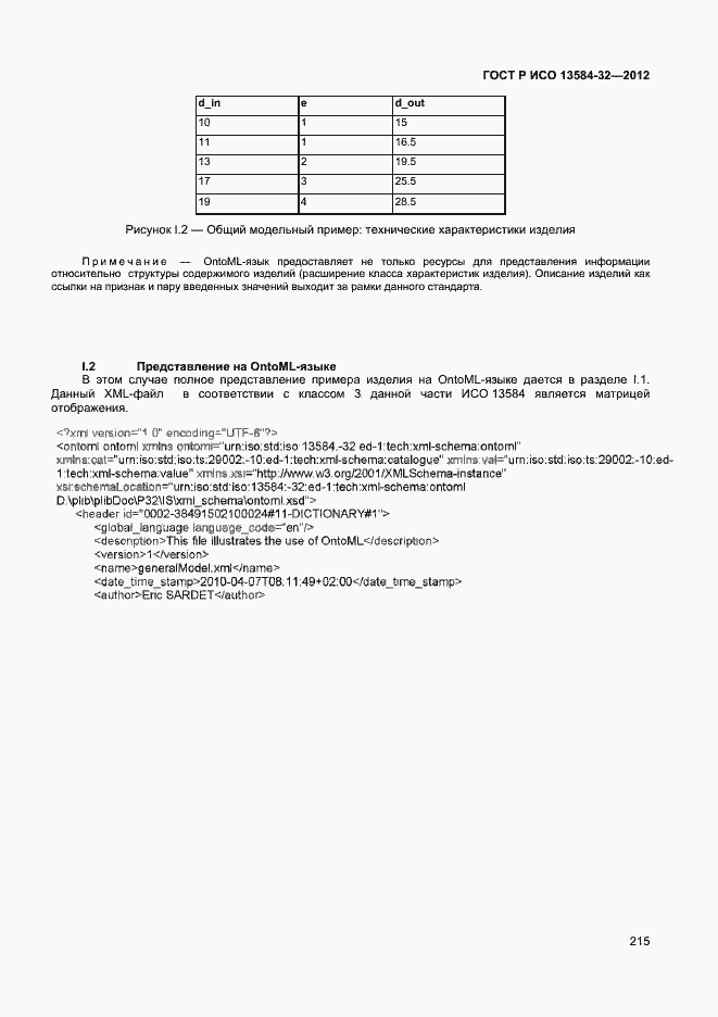 Страница 219 ГОСТ Р ИСО 13584-32-2012