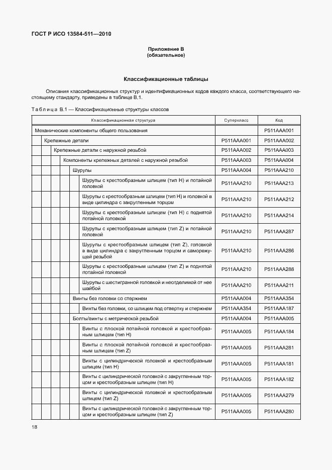 Страница 22 ГОСТ Р ИСО 13584-511-2010