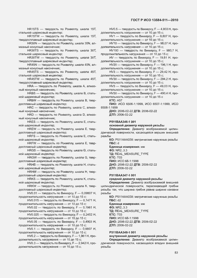 Страница 87 ГОСТ Р ИСО 13584-511-2010