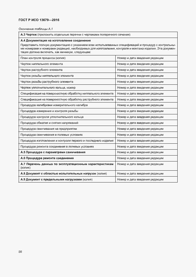 Страница 61 ГОСТ Р ИСО 13679-2016