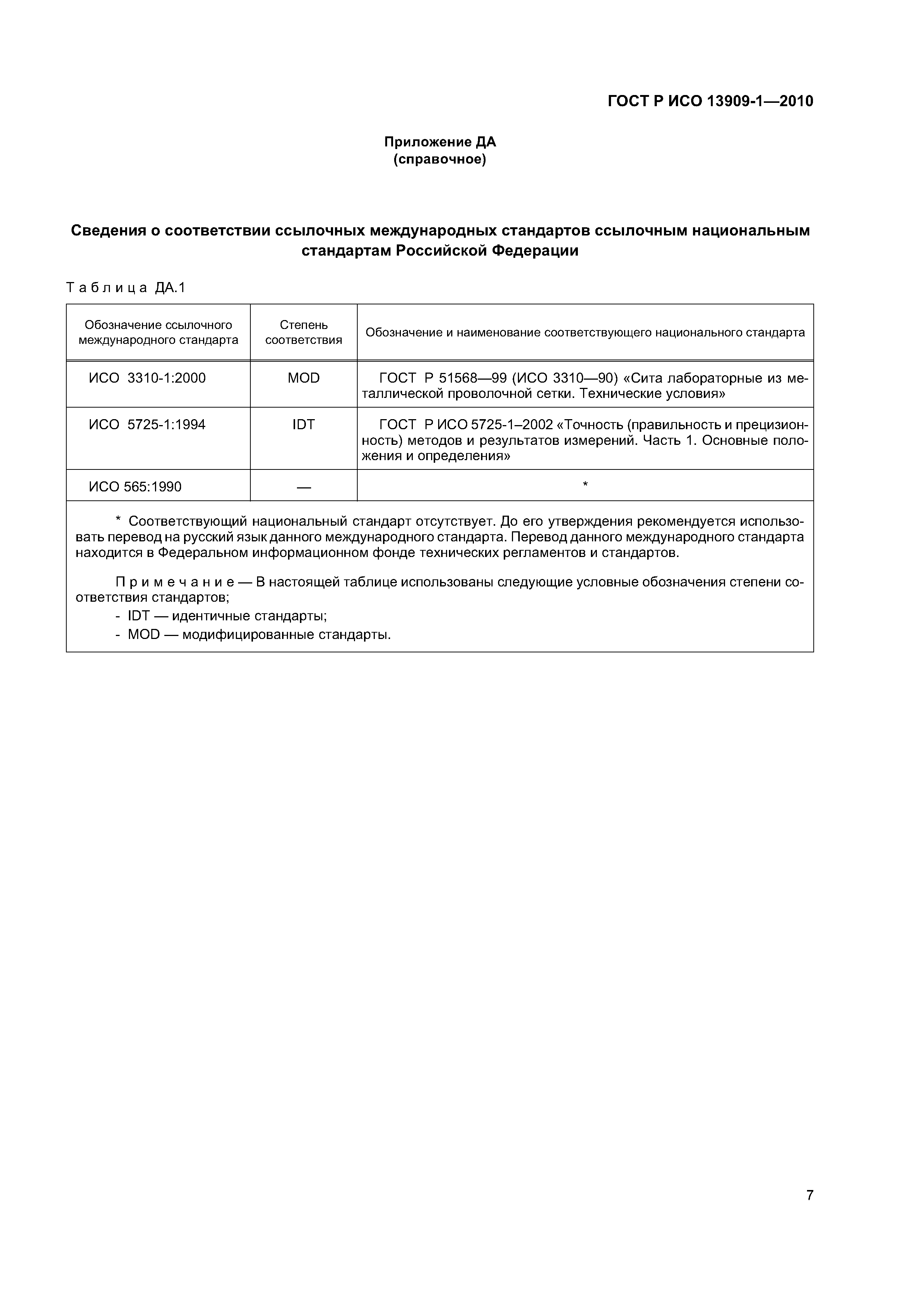 Страница 11 ГОСТ Р ИСО 13909-1-2010