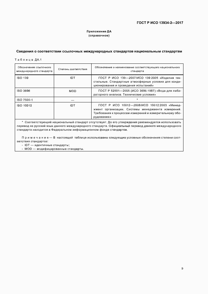 Страница 12 ГОСТ Р ИСО 13934-2-2017