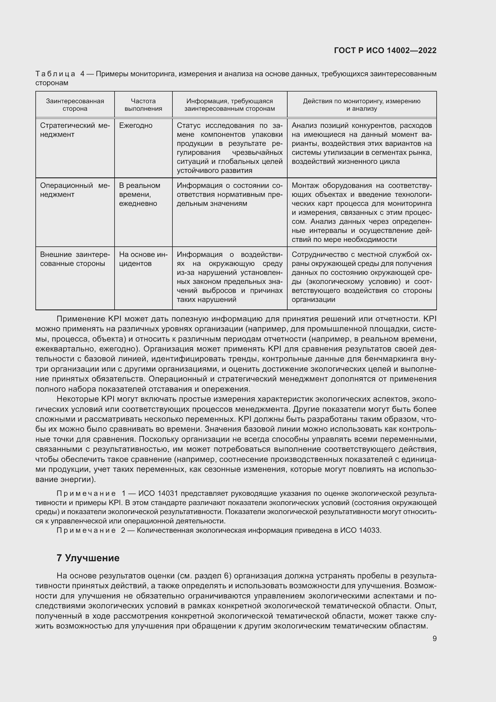 Страница 15 ГОСТ Р ИСО 14002-2022