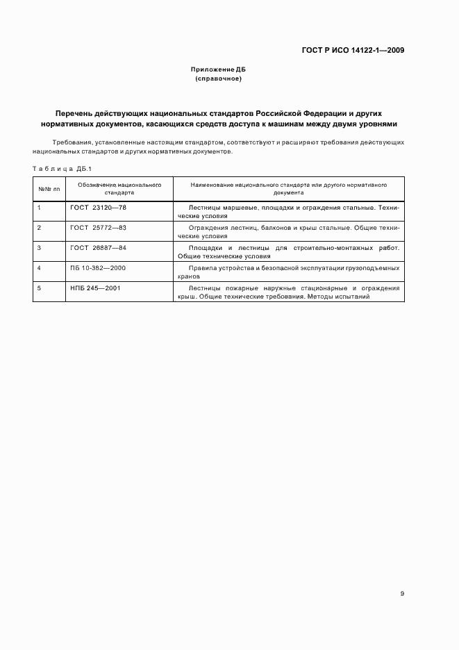 Страница 13 ГОСТ Р ИСО 14122-1-2009