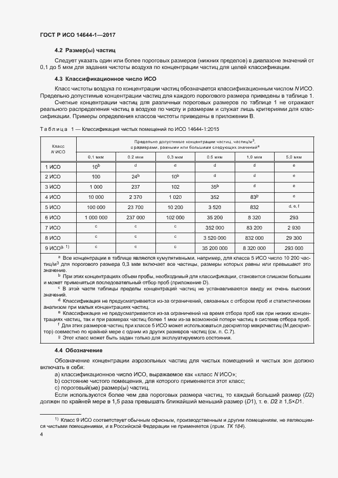 Страница 9 ГОСТ Р ИСО 14644-1-2017