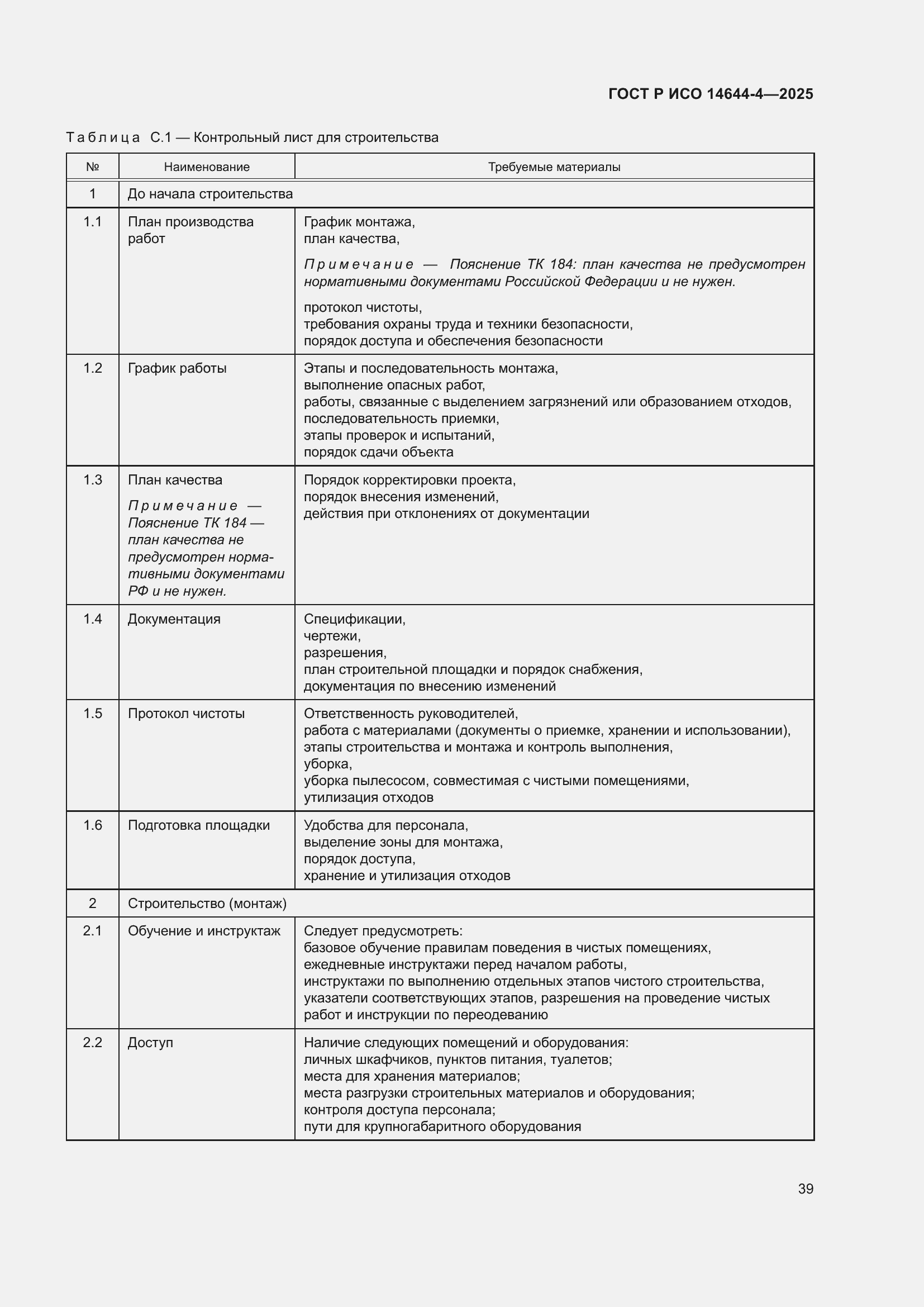 Страница 45 ГОСТ Р ИСО 14644-4-2025