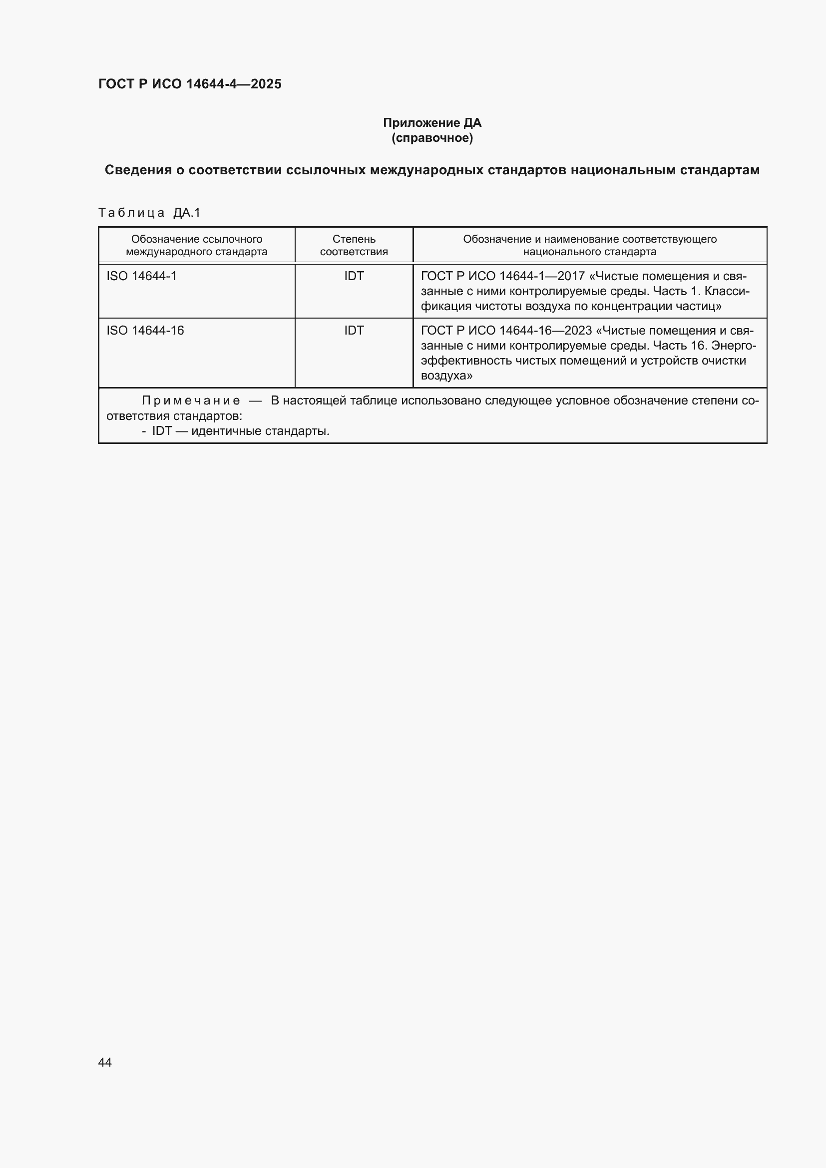 Страница 50 ГОСТ Р ИСО 14644-4-2025