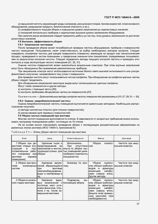 Страница 31 ГОСТ Р ИСО 14644-5-2005