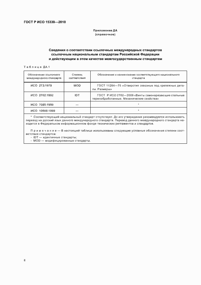 Страница 12 ГОСТ Р ИСО 15330-2010