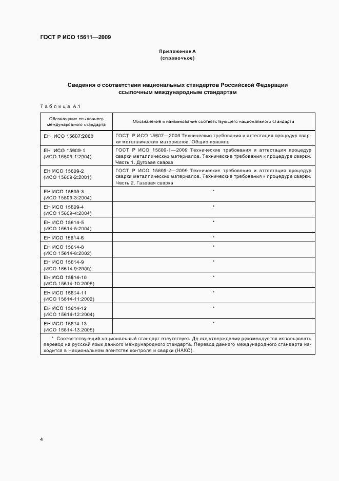 Страница 8 ГОСТ Р ИСО 15611-2009