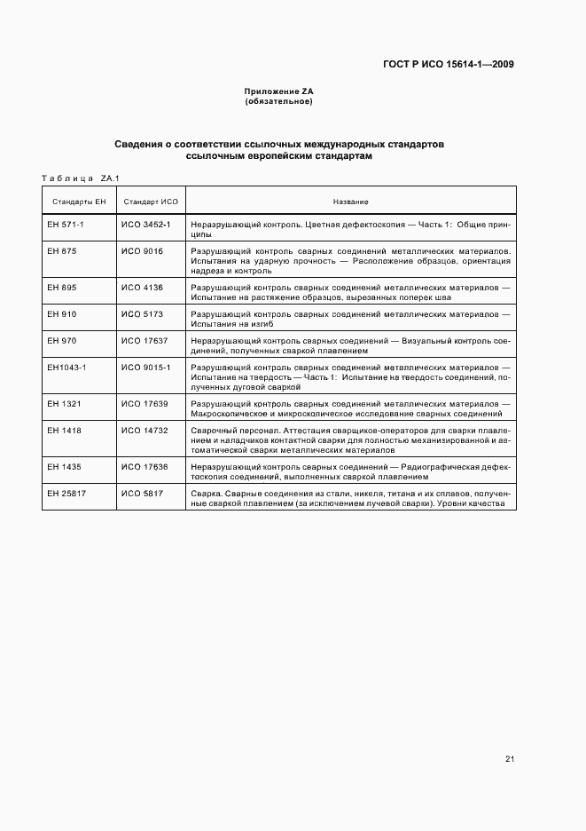 Страница 25 ГОСТ Р ИСО 15614-1-2009