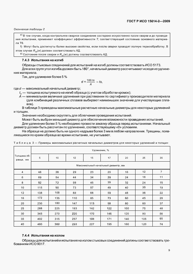Страница 13 ГОСТ Р ИСО 15614-2-2009