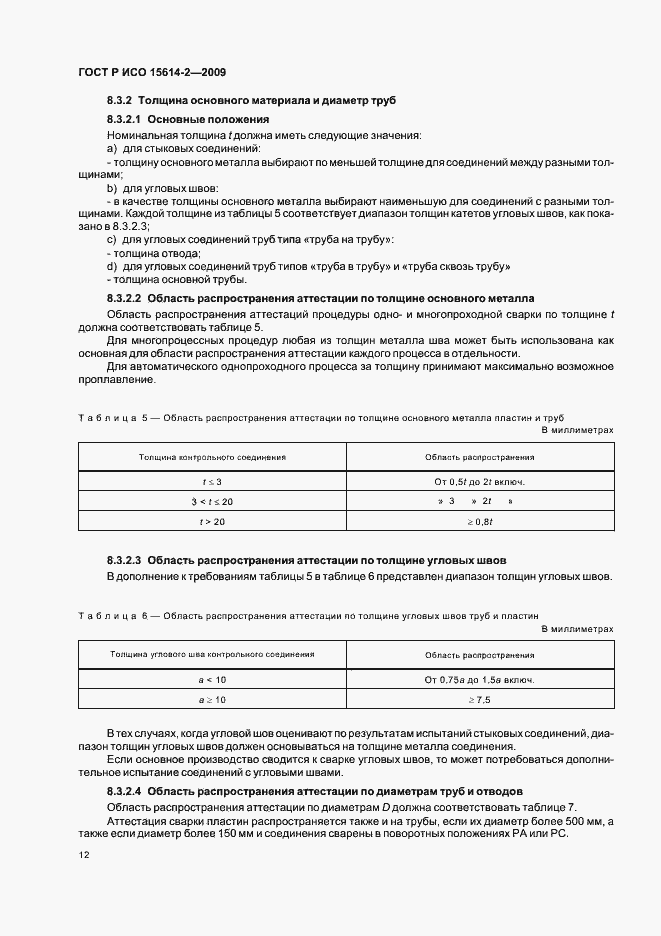 Страница 16 ГОСТ Р ИСО 15614-2-2009