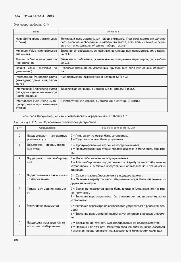 Страница 110 ГОСТ Р ИСО 15745-4-2010