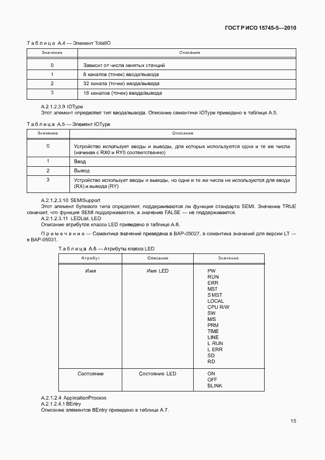 Страница 19 ГОСТ Р ИСО 15745-5-2010
