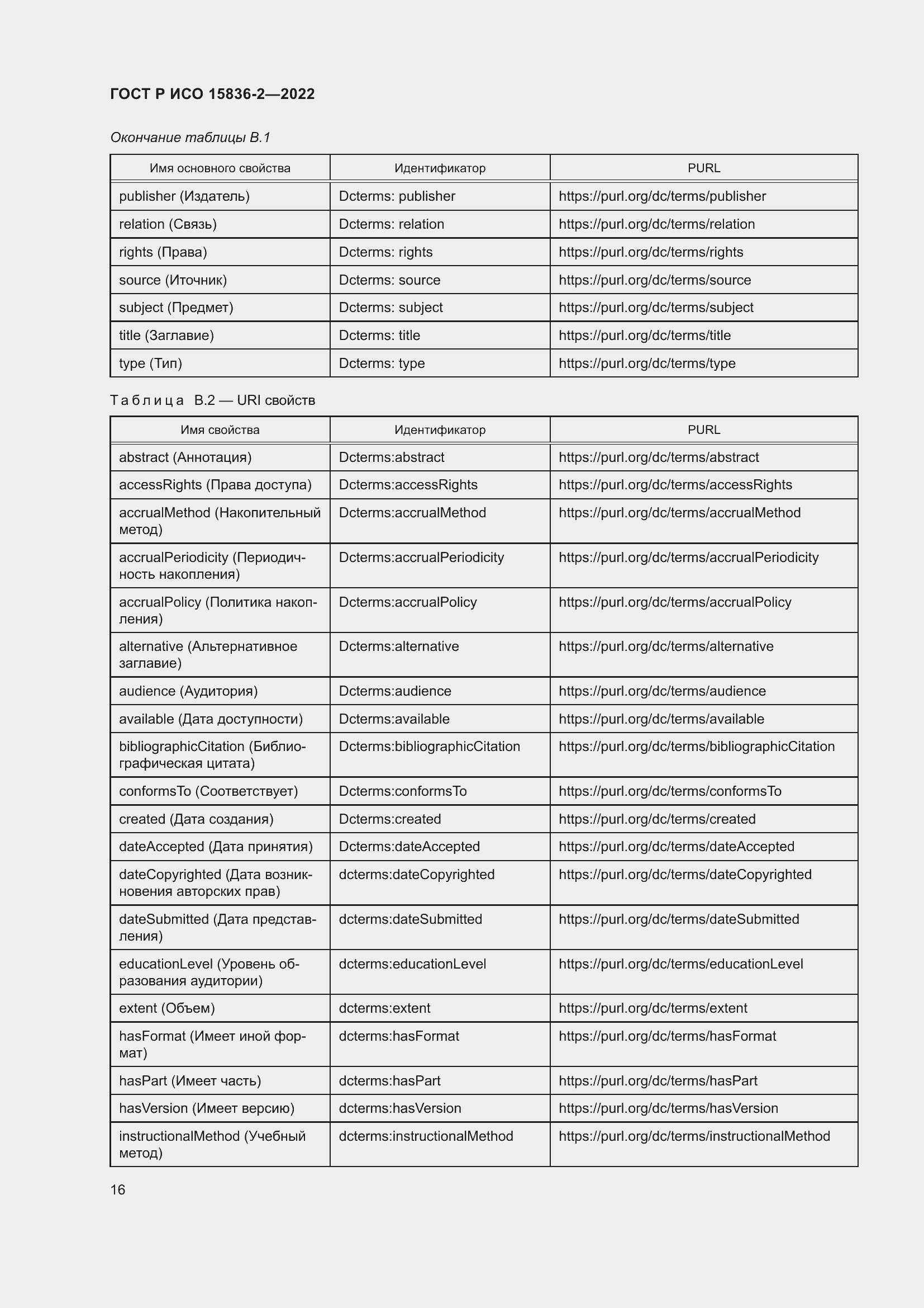 Страница 20 ГОСТ Р ИСО 15836-2-2022