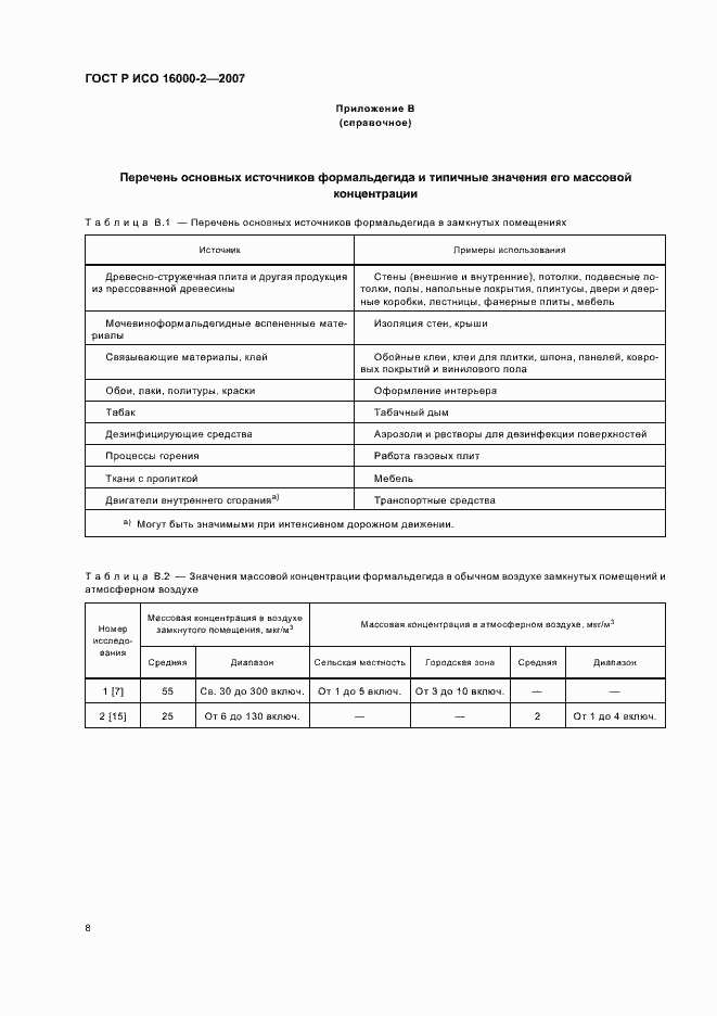 Страница 12 ГОСТ Р ИСО 16000-2-2007