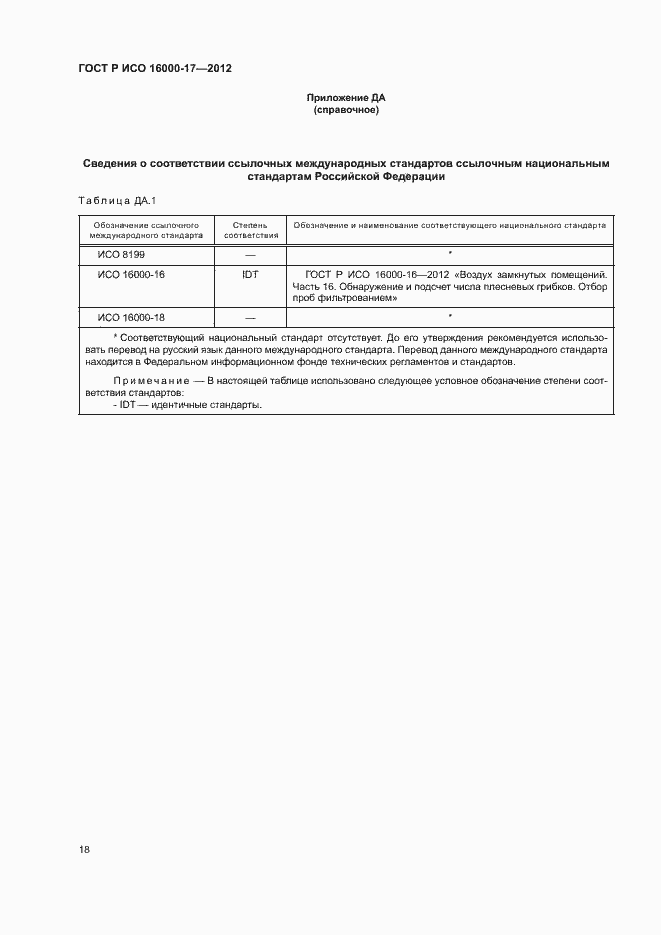 Страница 22 ГОСТ Р ИСО 16000-17-2012