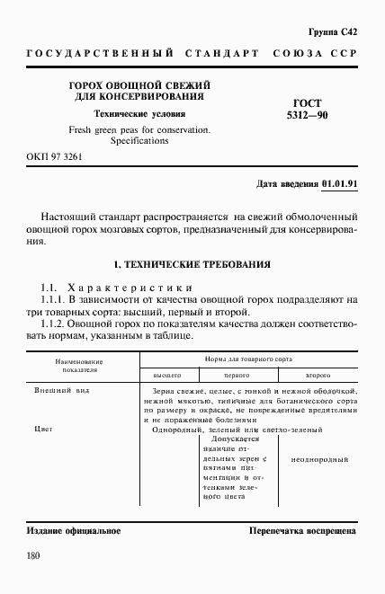 Страница 1 ГОСТ 5312-90