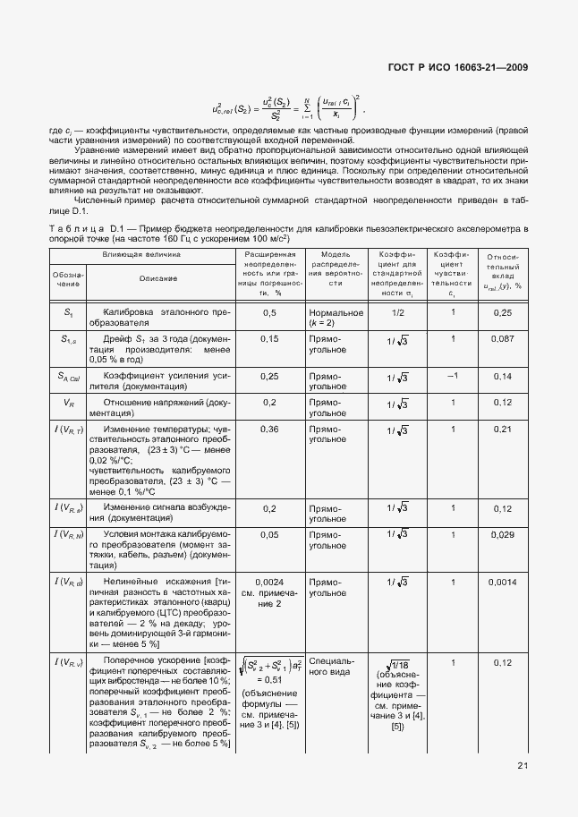 Страница 25 ГОСТ Р ИСО 16063-21-2009