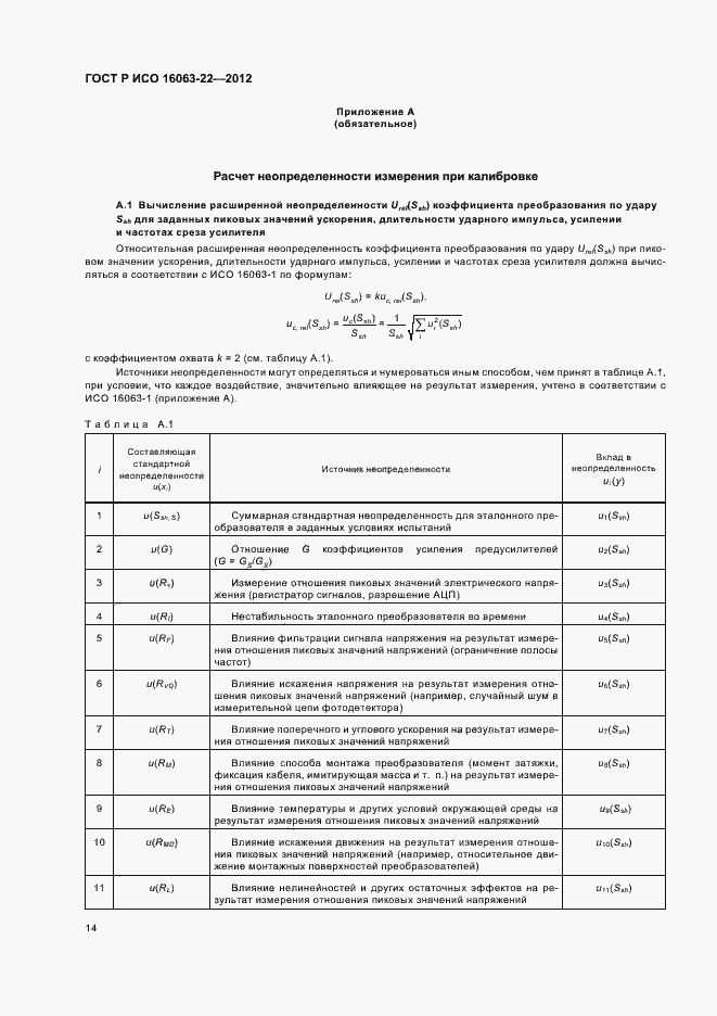 Страница 16 ГОСТ Р ИСО 16063-22-2012