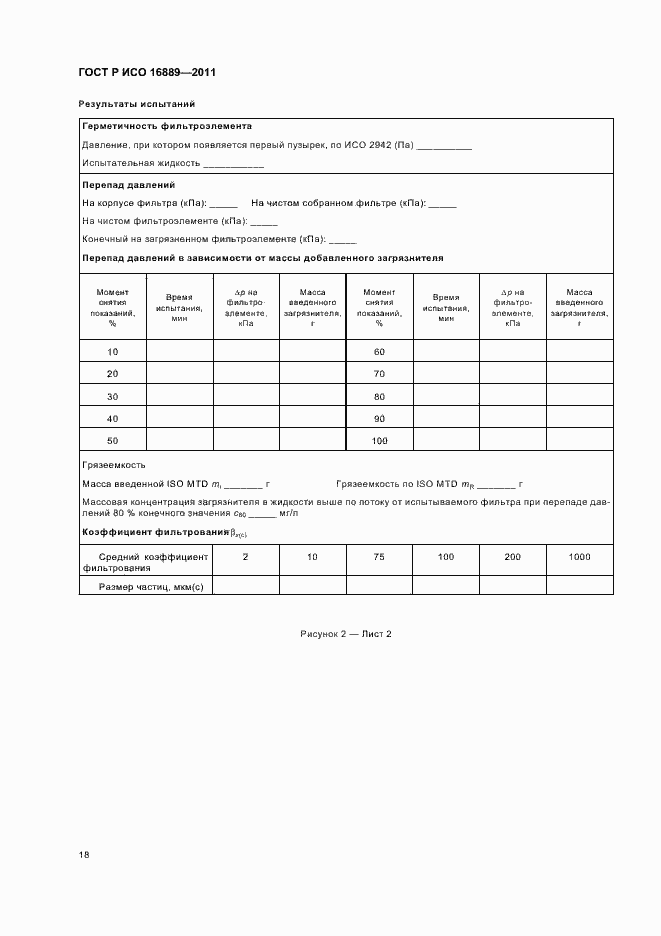 Страница 22 ГОСТ Р ИСО 16889-2011