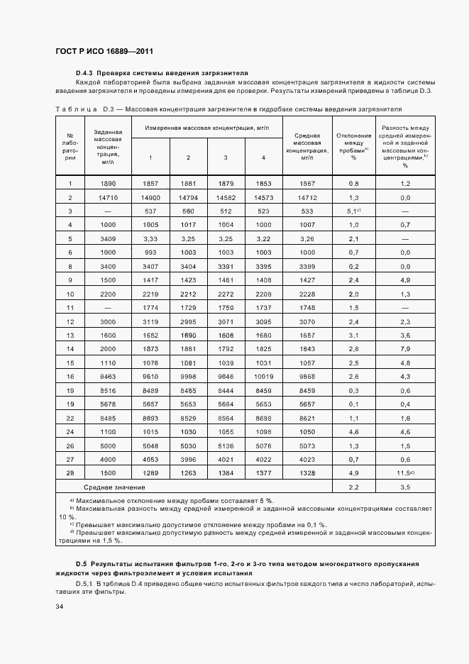 Страница 38 ГОСТ Р ИСО 16889-2011
