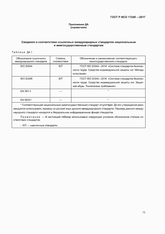 Страница 16 ГОСТ Р ИСО 17249-2017