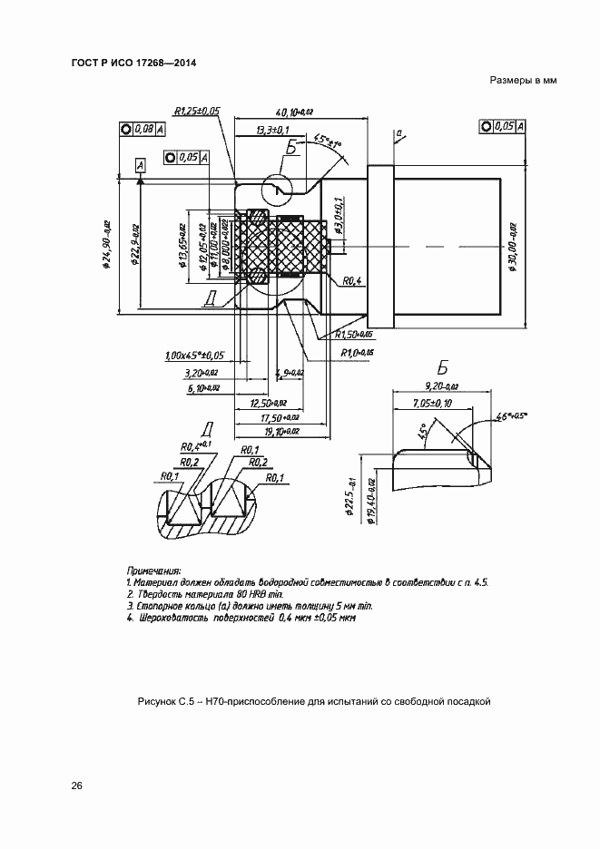 Страница 30 ГОСТ Р ИСО 17268-2014