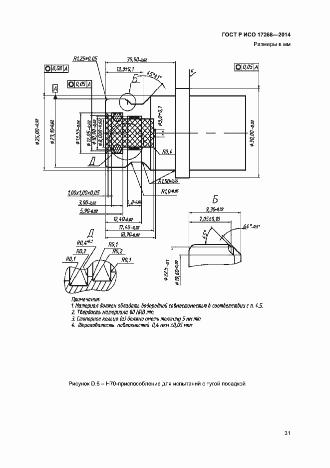 Страница 35 ГОСТ Р ИСО 17268-2014