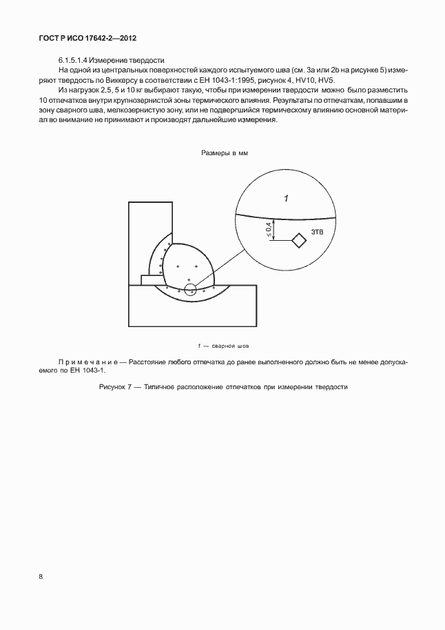 Страница 12 ГОСТ Р ИСО 17642-2-2012