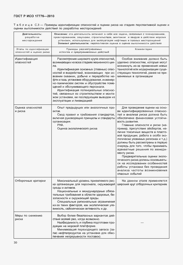 Страница 34 ГОСТ Р ИСО 17776-2010