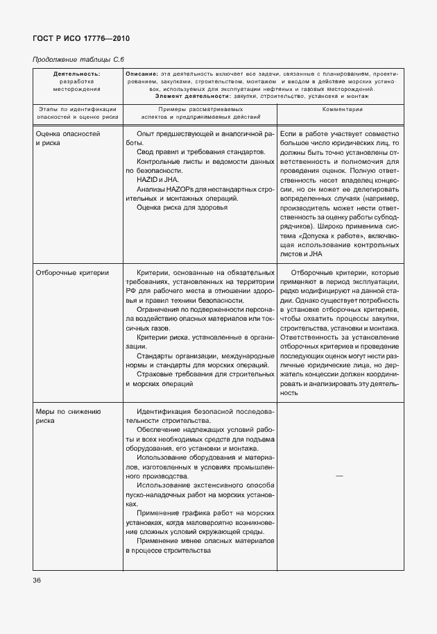 Страница 40 ГОСТ Р ИСО 17776-2010