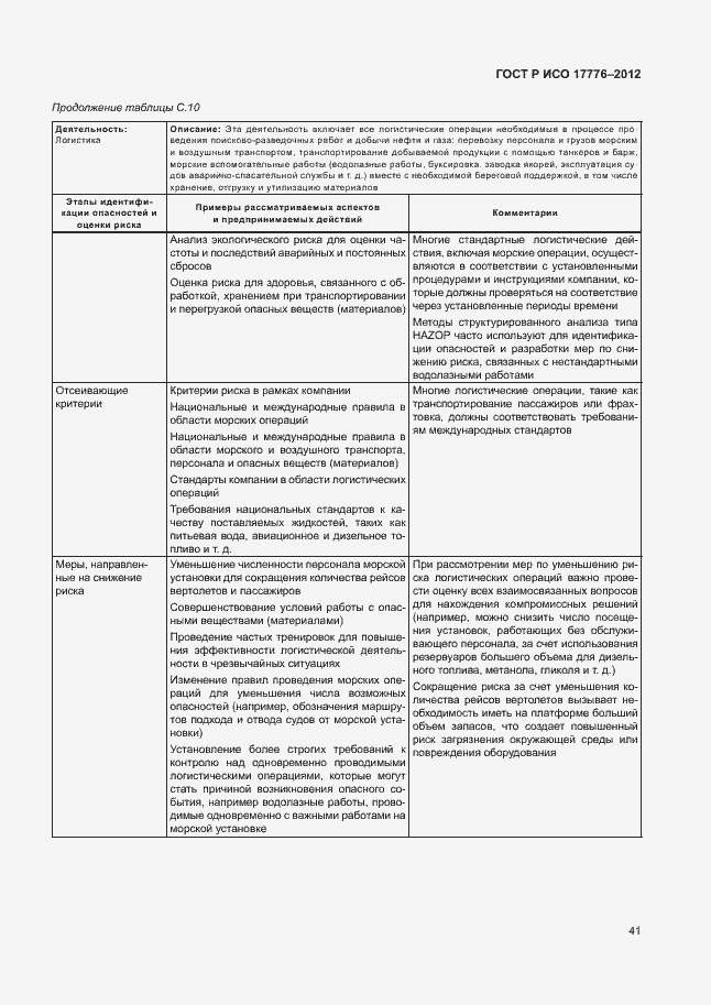 Страница 45 ГОСТ Р ИСО 17776-2012