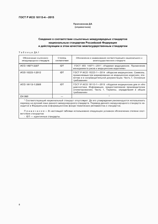 Страница 12 ГОСТ Р ИСО 18113-4-2015