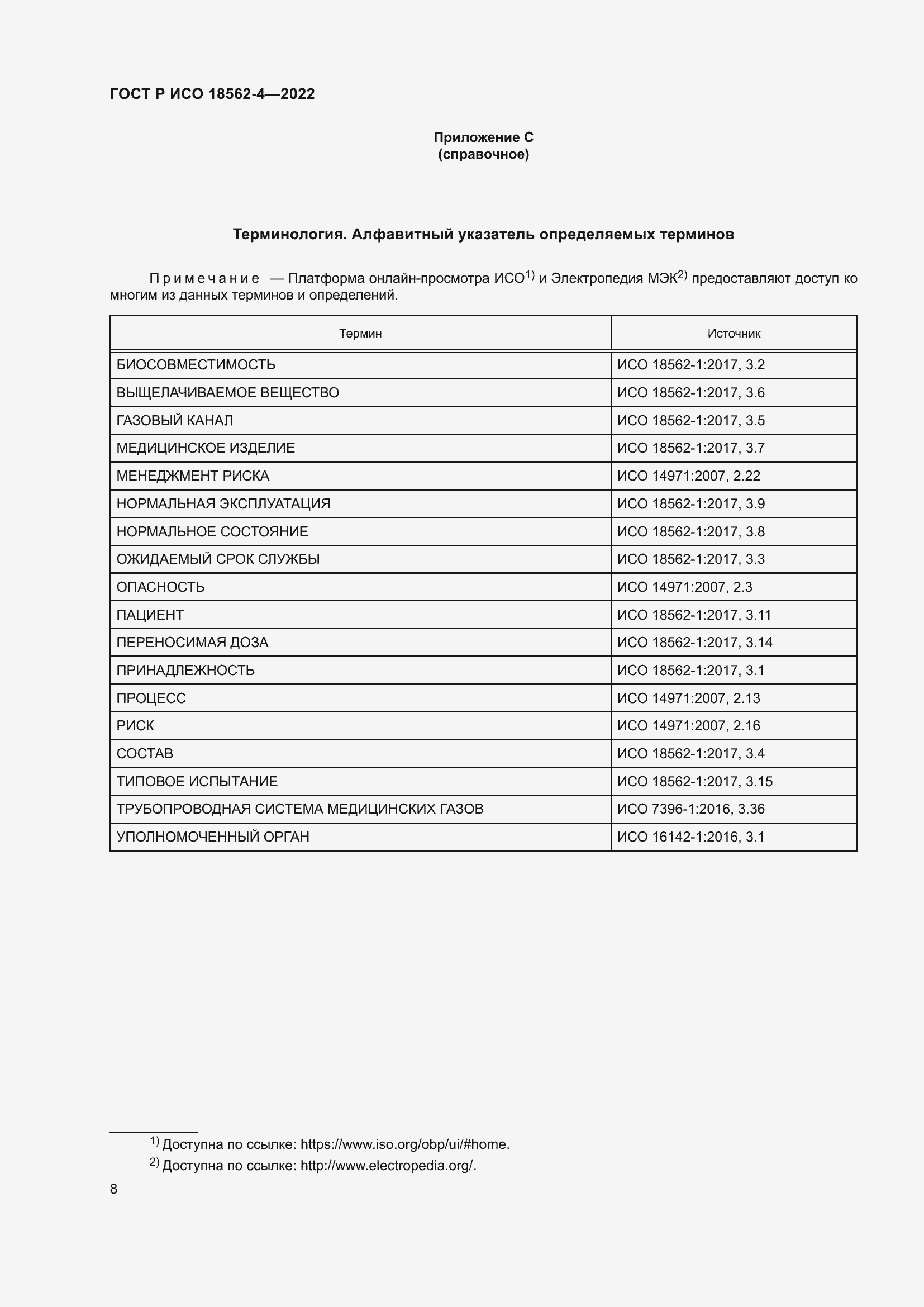 Страница 12 ГОСТ Р ИСО 18562-4-2022