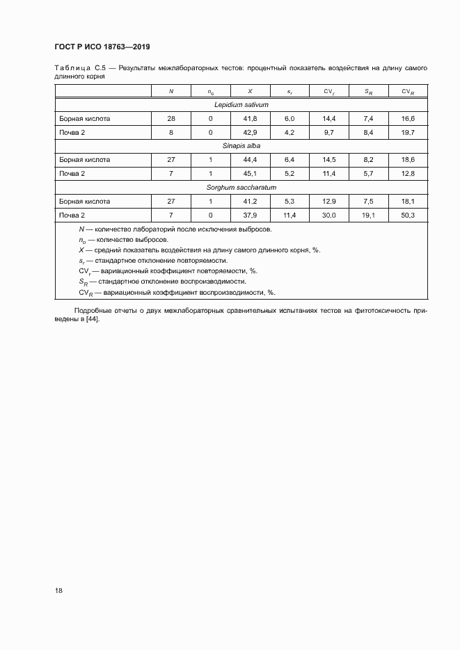Страница 22 ГОСТ Р ИСО 18763-2019