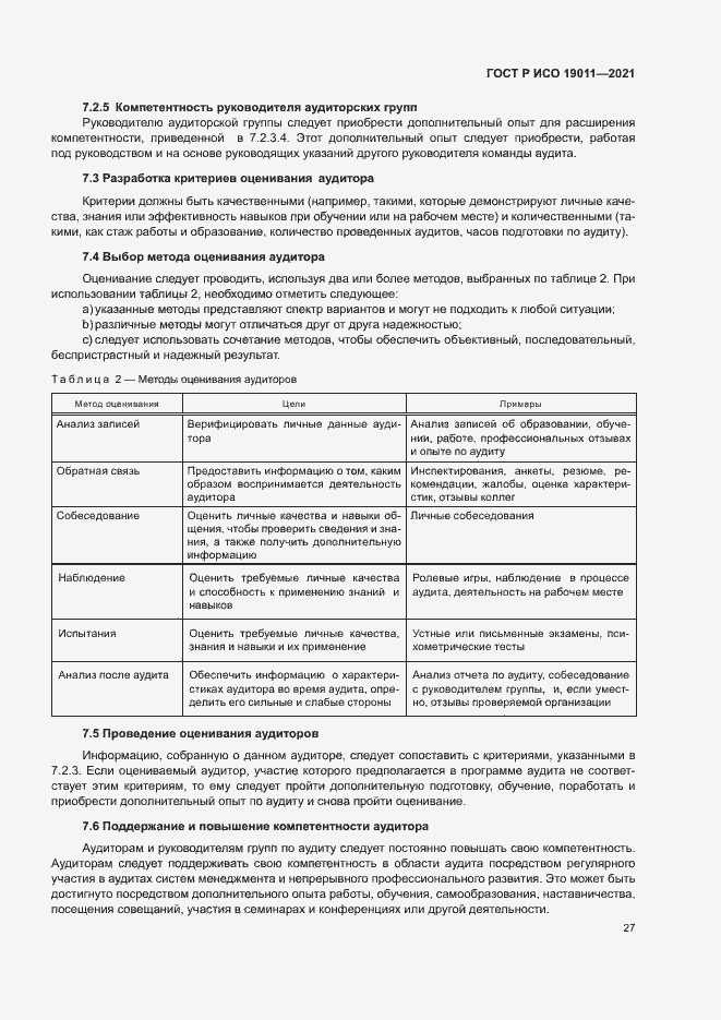 Страница 32 ГОСТ Р ИСО 19011-2021