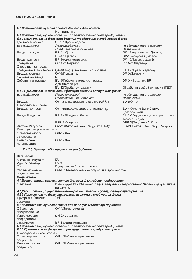 Страница 89 ГОСТ Р ИСО 19440-2010