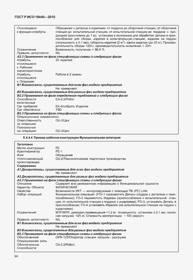 Страница 95 ГОСТ Р ИСО 19440-2010