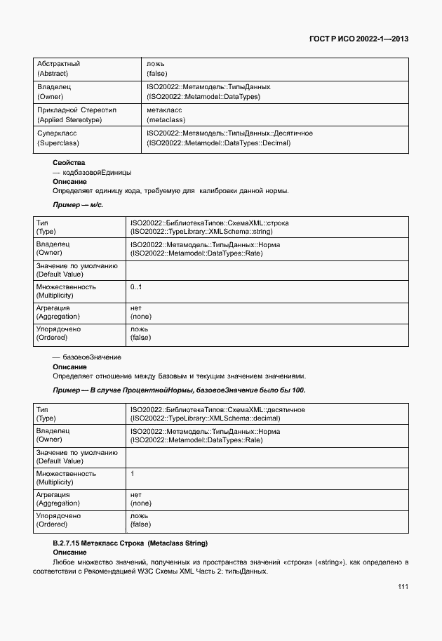 Страница 116 ГОСТ Р ИСО 20022-1-2013