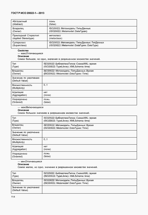 Страница 119 ГОСТ Р ИСО 20022-1-2013