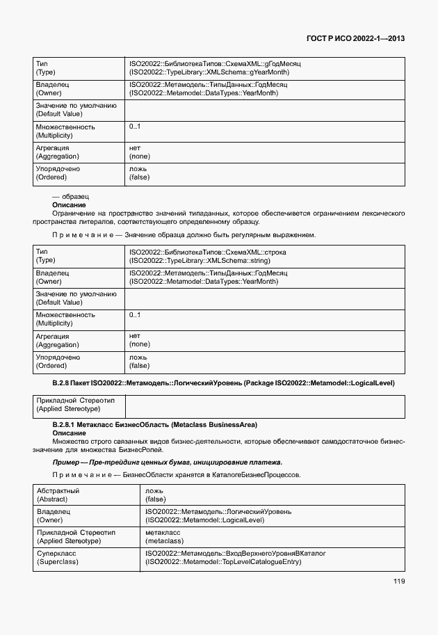Страница 124 ГОСТ Р ИСО 20022-1-2013