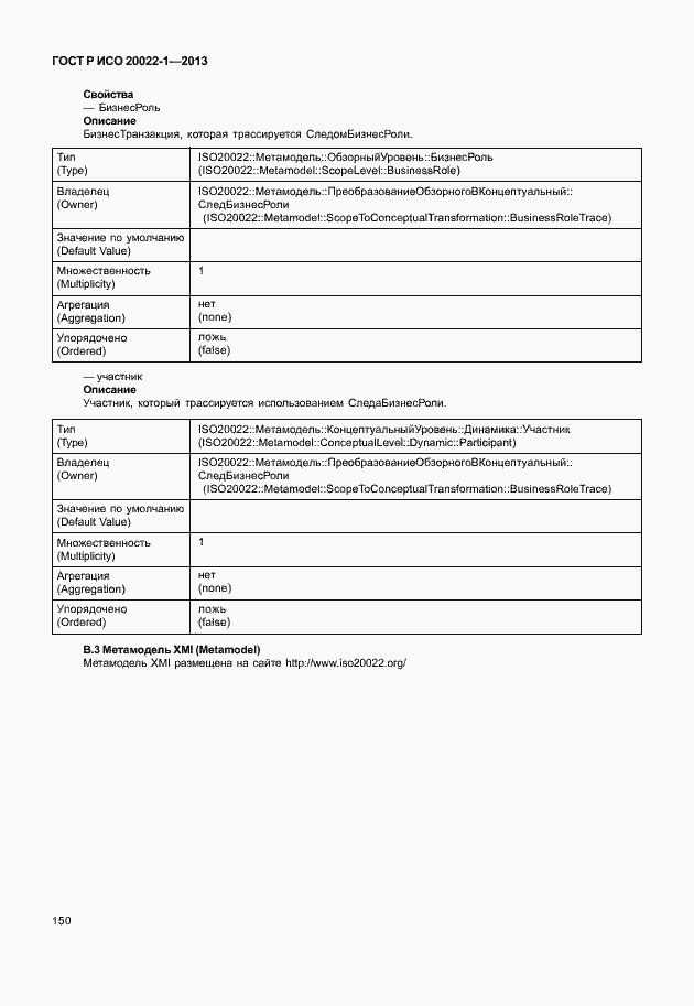 Страница 155 ГОСТ Р ИСО 20022-1-2013