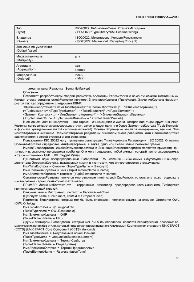 Страница 60 ГОСТ Р ИСО 20022-1-2013