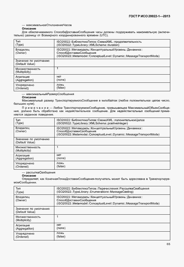 Страница 70 ГОСТ Р ИСО 20022-1-2013