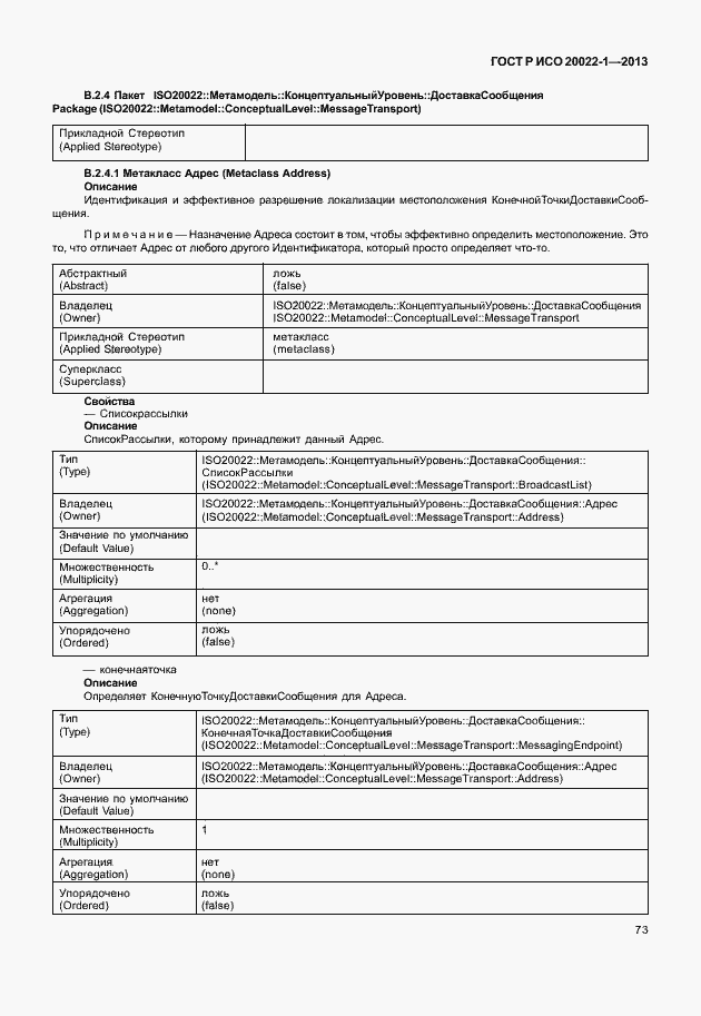 Страница 78 ГОСТ Р ИСО 20022-1-2013