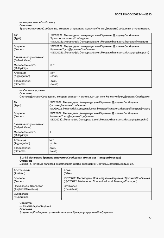 Страница 82 ГОСТ Р ИСО 20022-1-2013