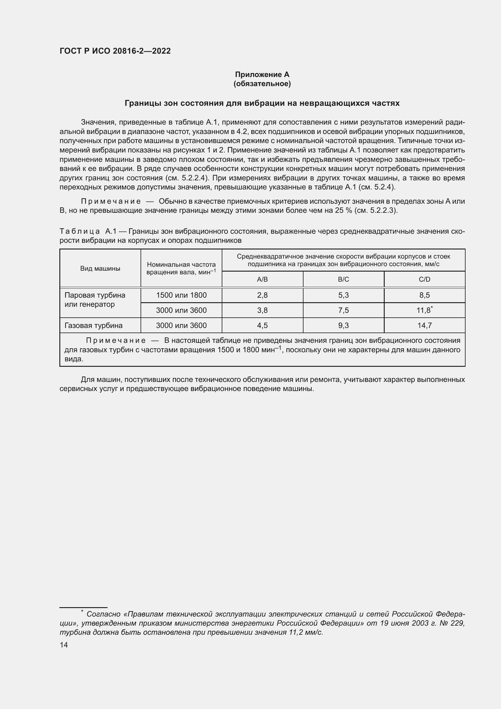 Страница 18 ГОСТ Р ИСО 20816-2-2022