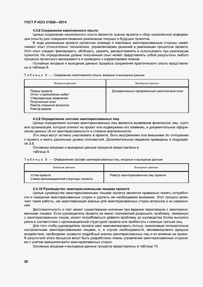 Страница 24 ГОСТ Р ИСО 21500-2014